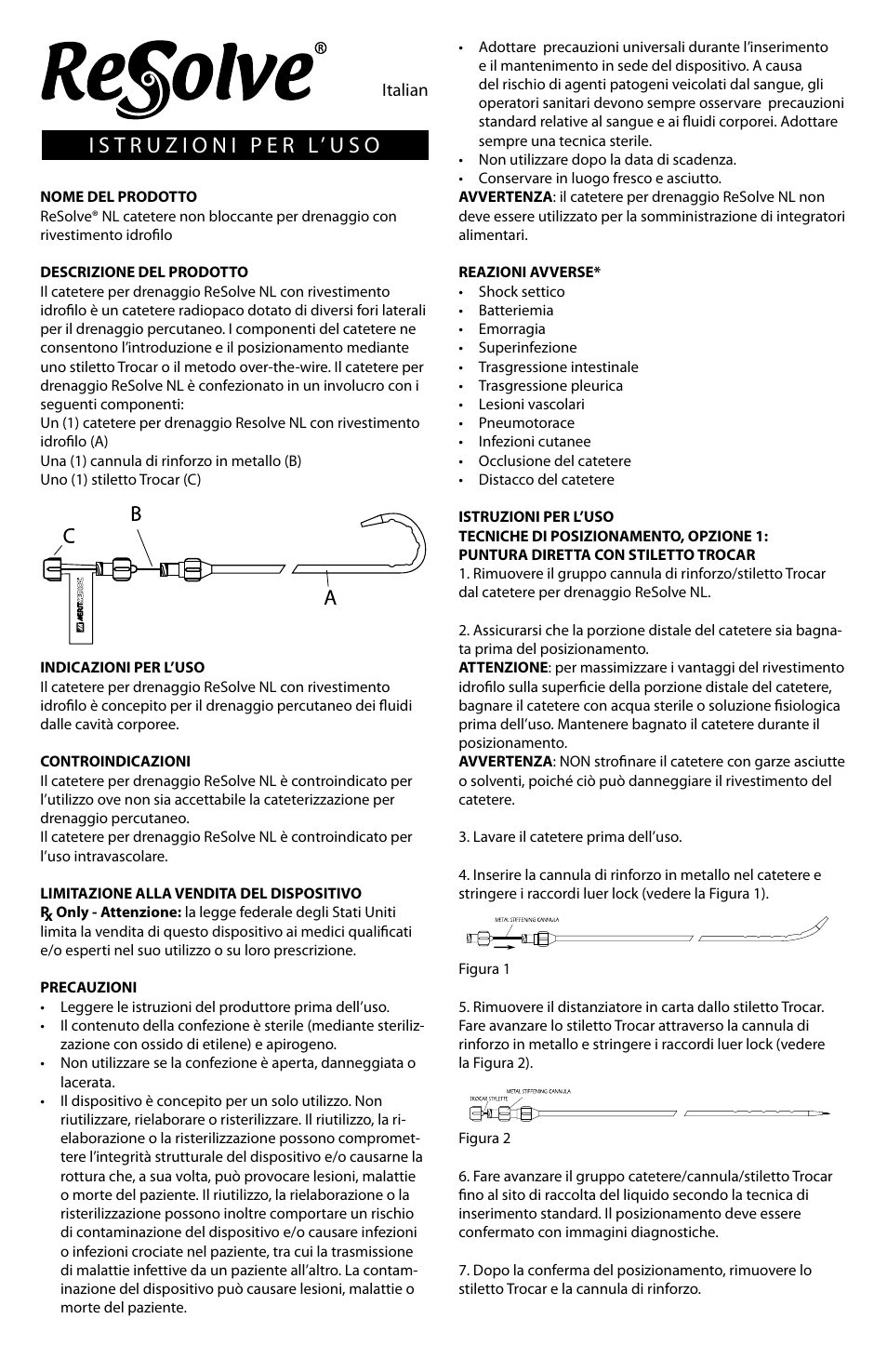 Merit Medical Resolve non-locking drainage catheter User Manual | Page 6 / 24