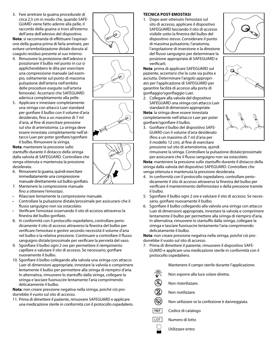 Merit Medical Safeguard 12cm Multilingual IFU User Manual | Page 6 / 24