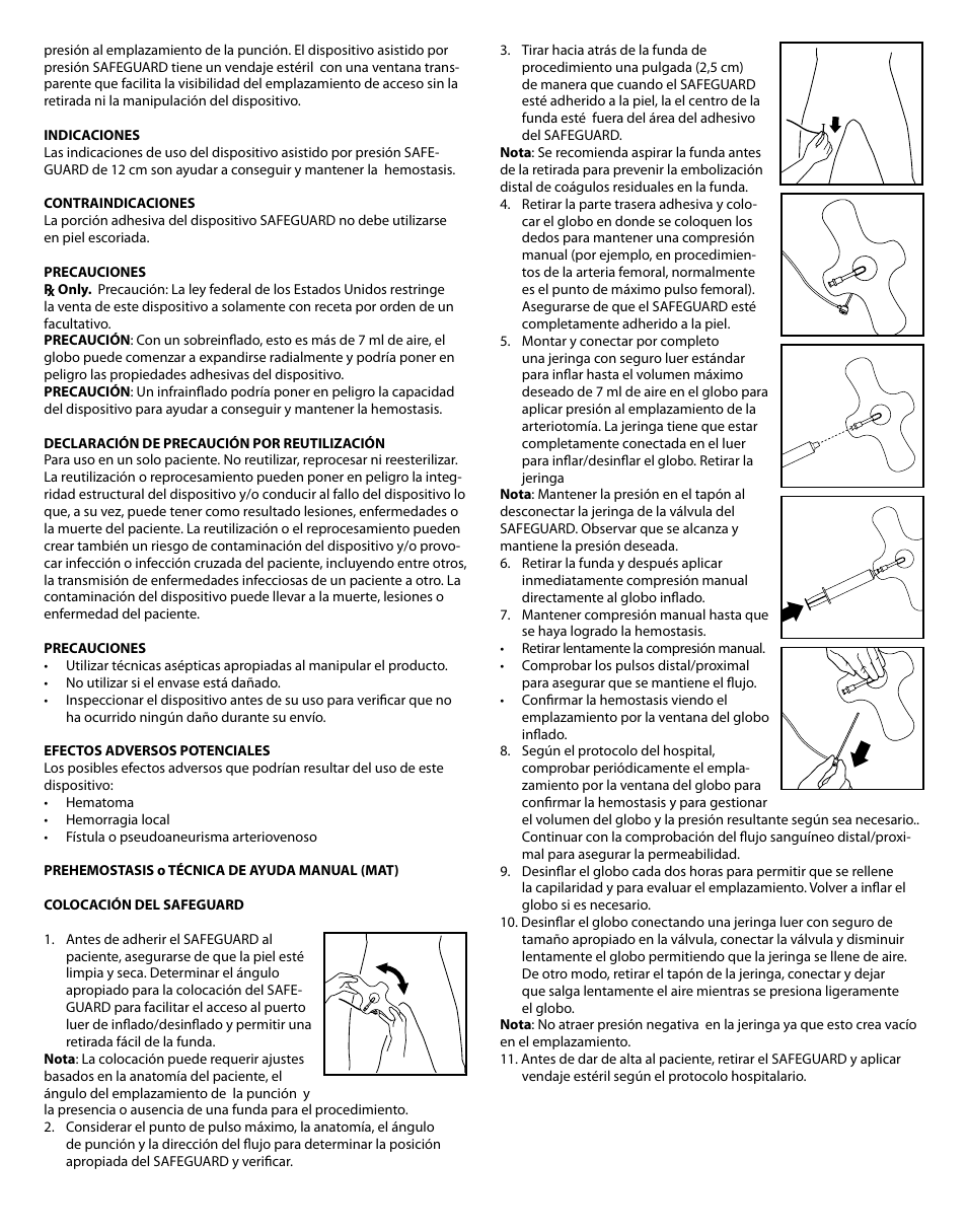 Merit Medical Safeguard 12cm Multilingual IFU User Manual | Page 9 / 24