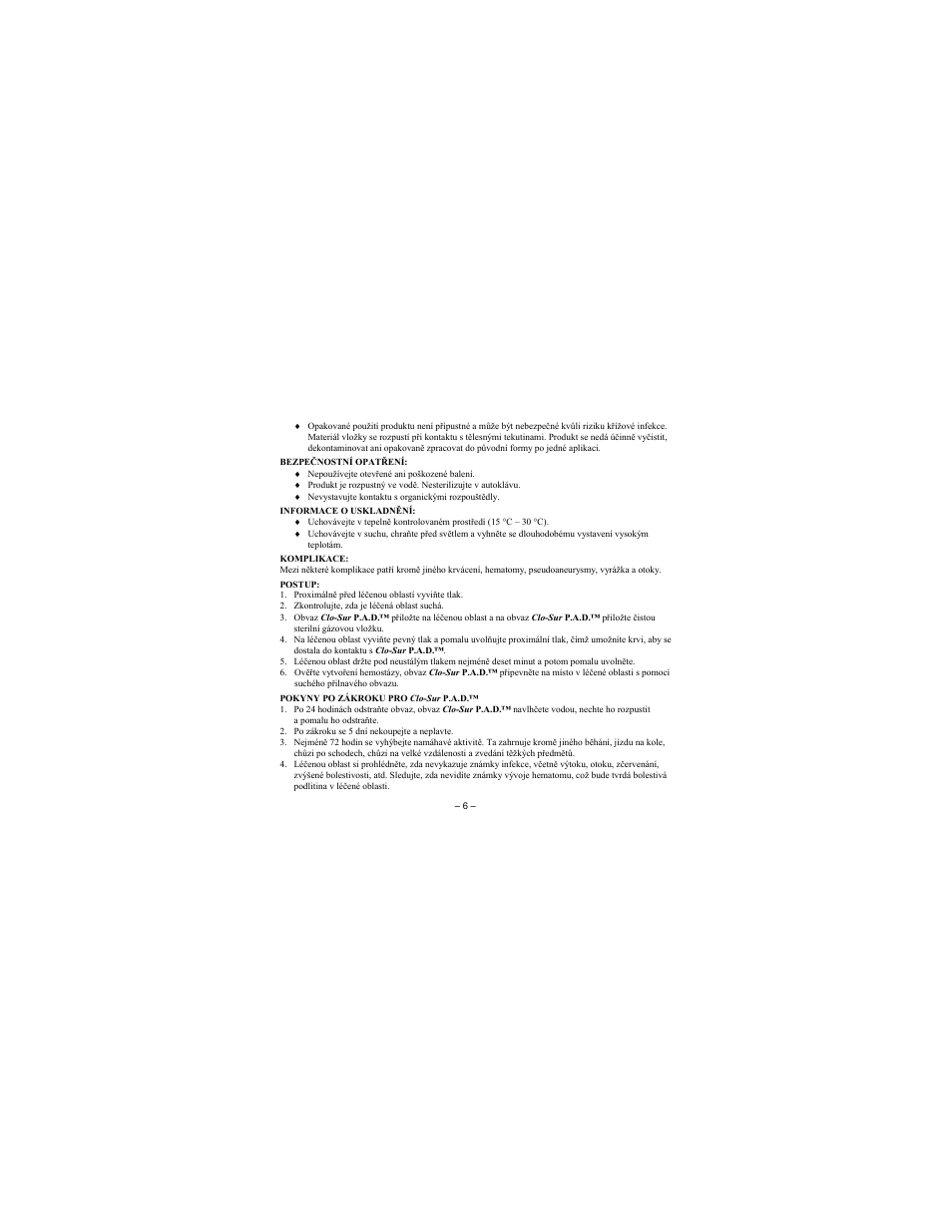 Merit Medical Scion Clo-Sur P.A.D. User Manual | Page 6 / 48