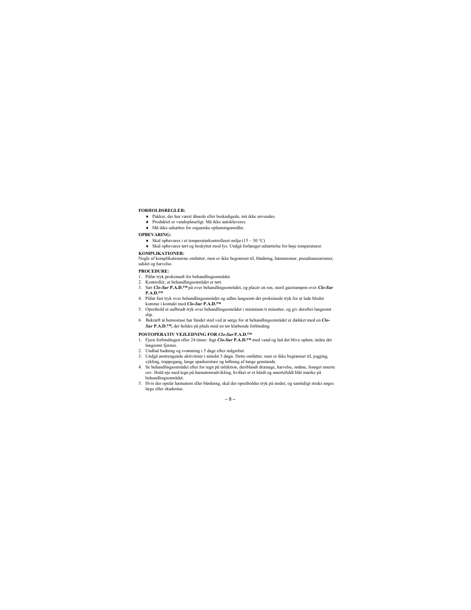 Merit Medical Scion Clo-Sur P.A.D. User Manual | Page 8 / 48