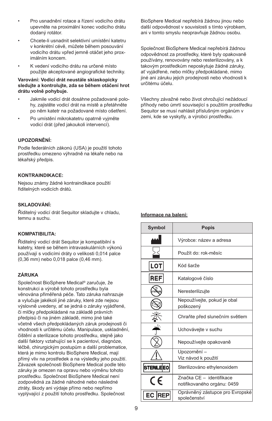 Merit Medical Sequitor Steerable Guidewire User Manual | Page 10 / 48