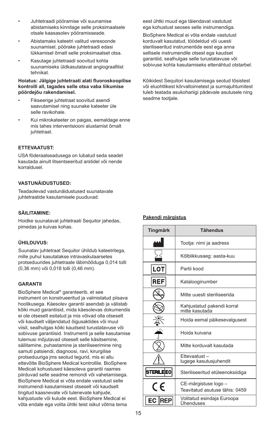 Merit Medical Sequitor Steerable Guidewire User Manual | Page 16 / 48