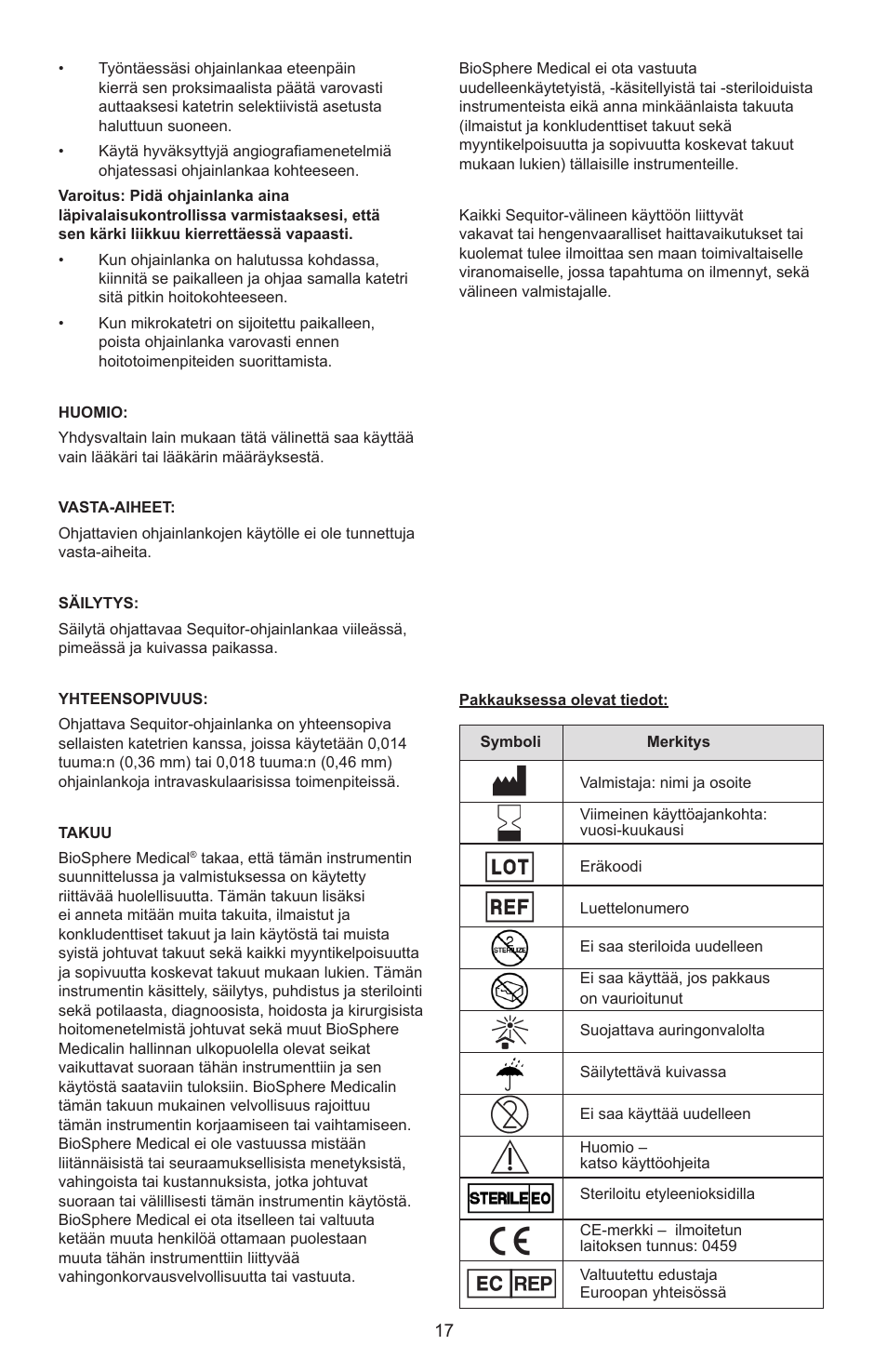 Merit Medical Sequitor Steerable Guidewire User Manual | Page 18 / 48