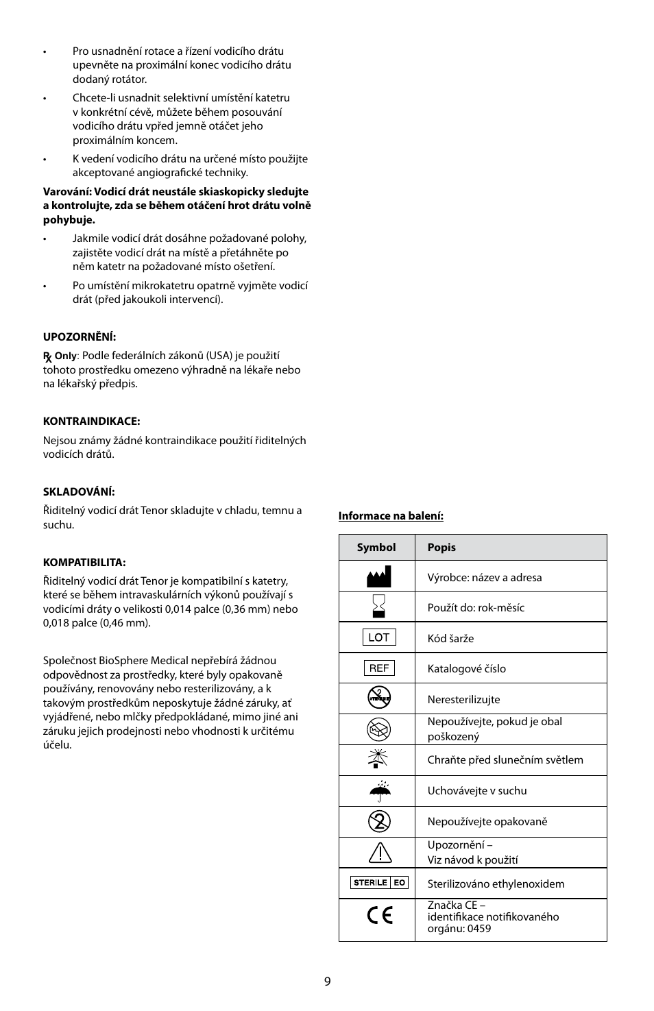 Merit Medical Tenor Steerable Guidewire IFU User Manual | Page 11 / 49