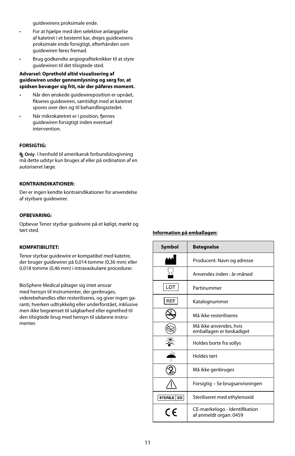 Merit Medical Tenor Steerable Guidewire IFU User Manual | Page 13 / 49