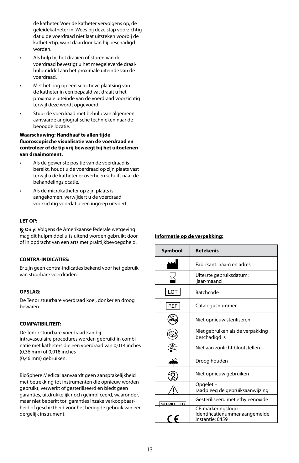 Merit Medical Tenor Steerable Guidewire IFU User Manual | Page 15 / 49