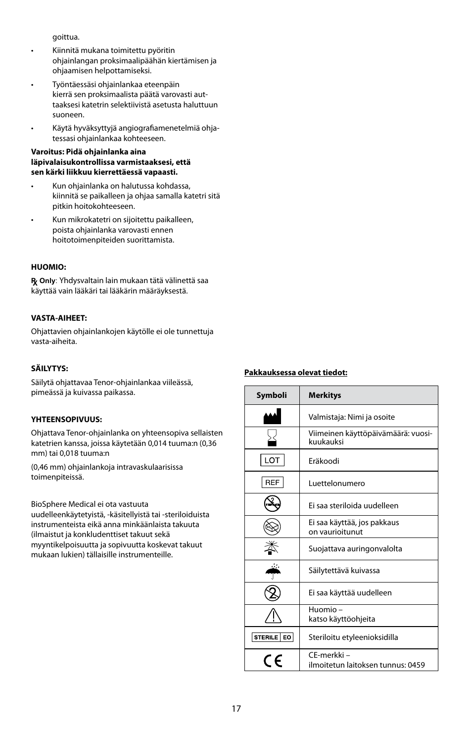 Merit Medical Tenor Steerable Guidewire IFU User Manual | Page 19 / 49