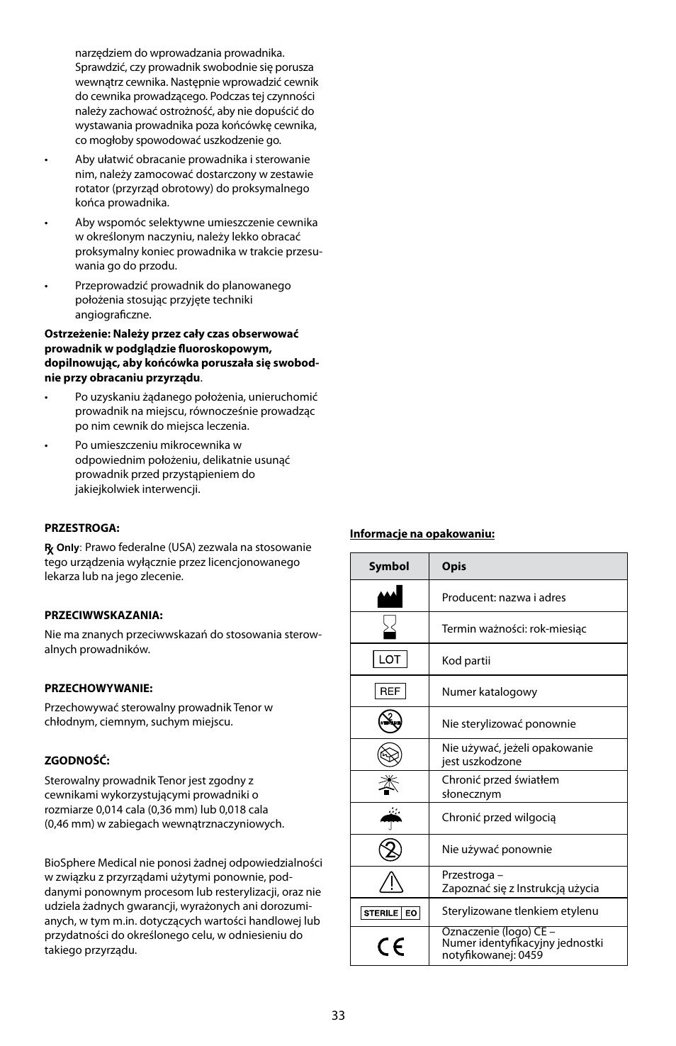 Merit Medical Tenor Steerable Guidewire IFU User Manual | Page 35 / 49