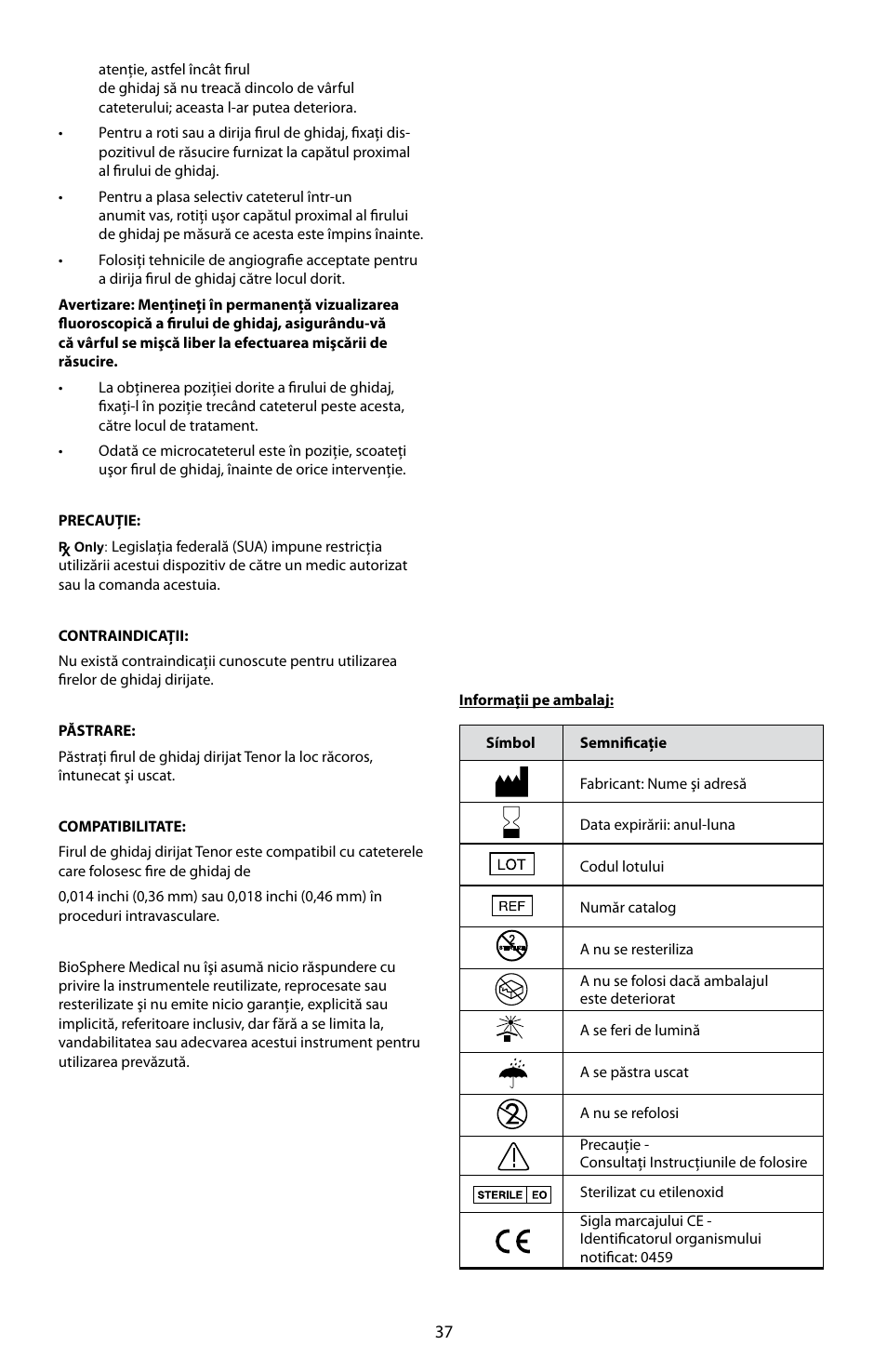 Merit Medical Tenor Steerable Guidewire IFU User Manual | Page 39 / 49