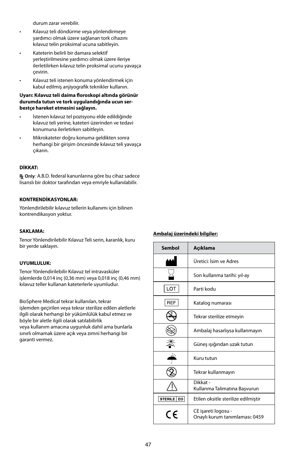 Merit Medical Tenor Steerable Guidewire IFU User Manual | Page 49 / 49