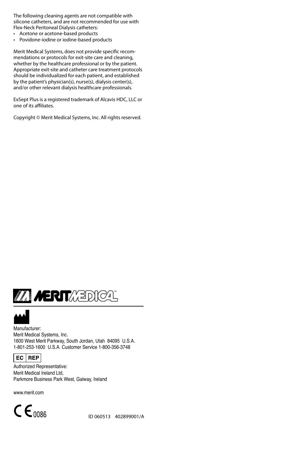 Merit Medical Titanium Catheter Connector User Manual | Page 3 / 4