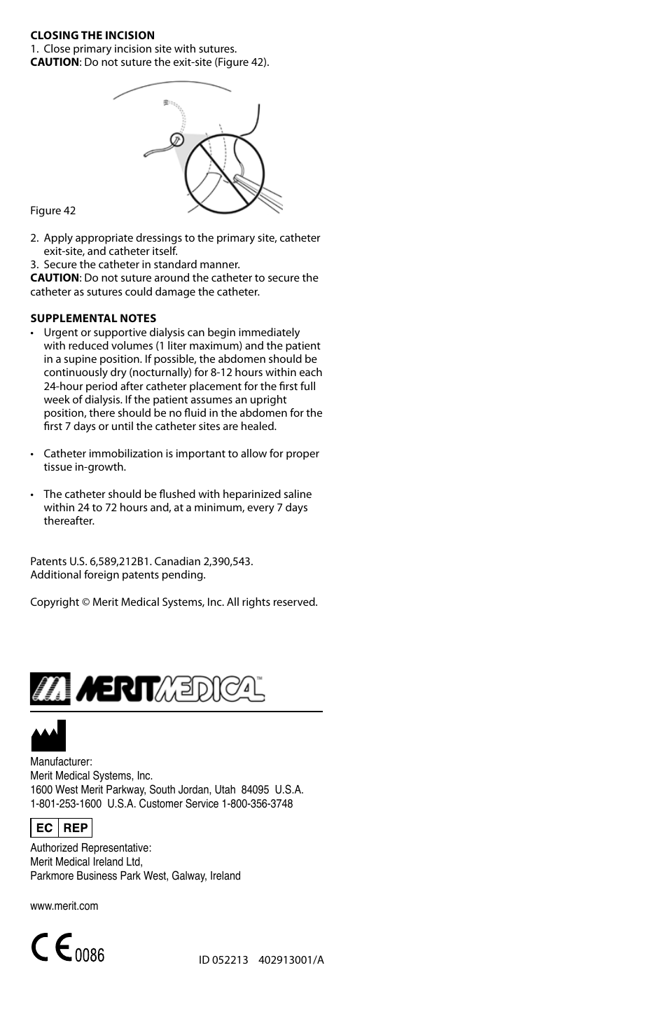 Merit Medical VP-210 PD Catheter Implantation System User Manual | Page 7 / 8