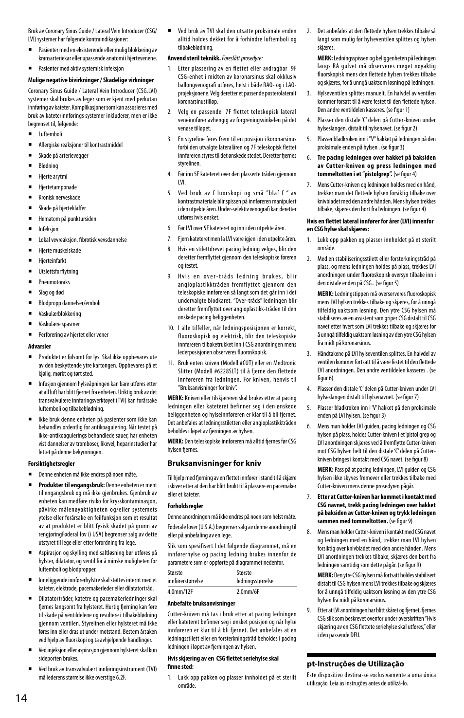Merit Medical Worley Advanced LVI Lateral Vein Introducers User Manual | Page 14 / 20