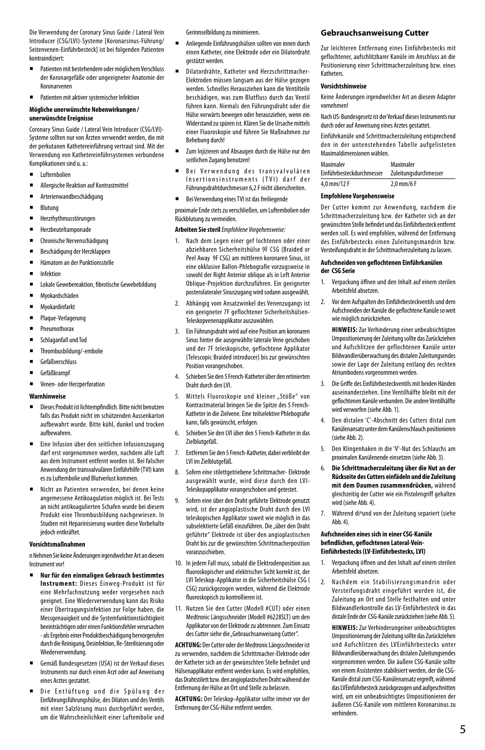 Merit Medical Worley Advanced LVI Lateral Vein Introducers User Manual | Page 5 / 20