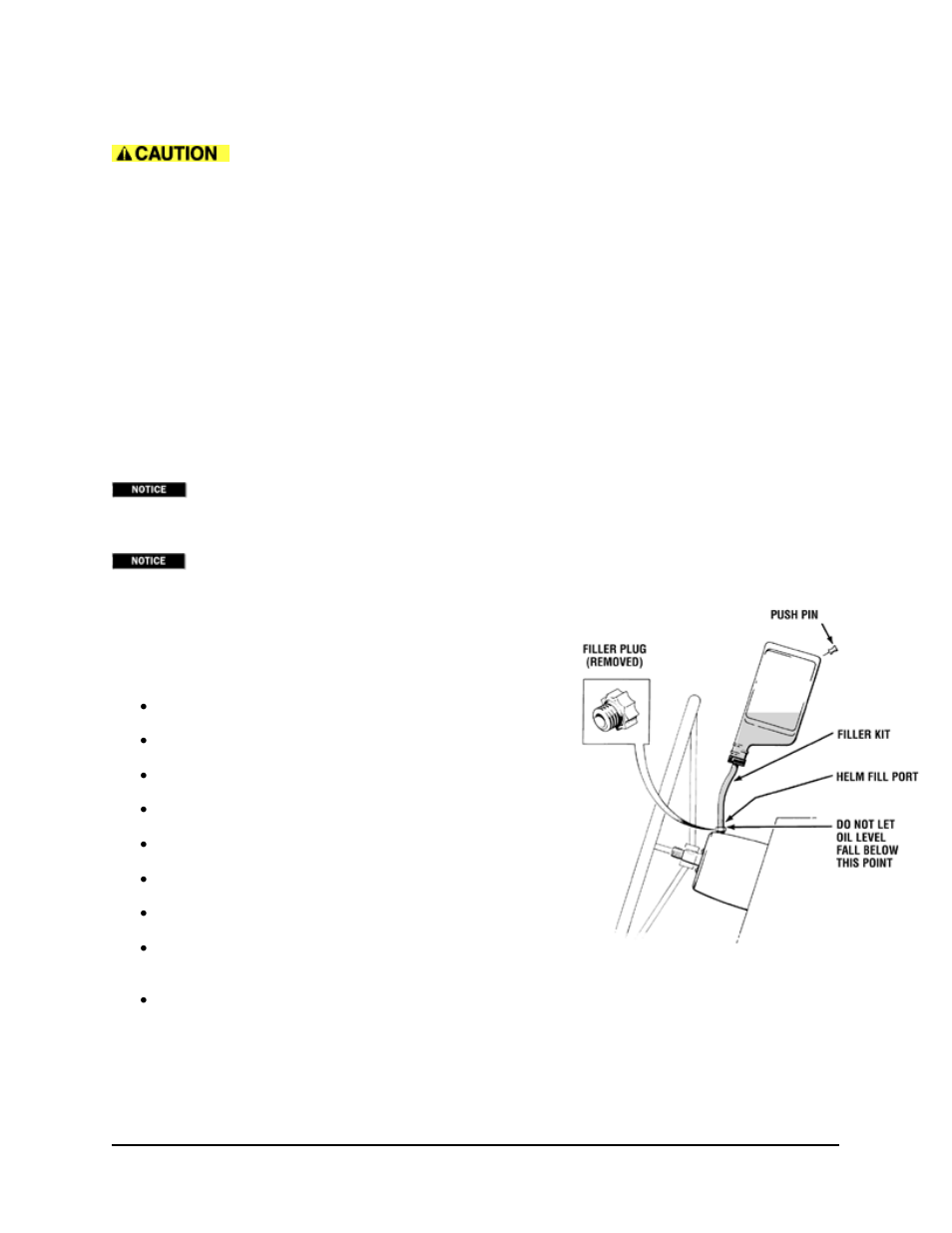 Filling & purging the seastar system, Hydraulic fluid/oil requirements | MJM Yachts 34z Express User Manual | Page 17 / 55