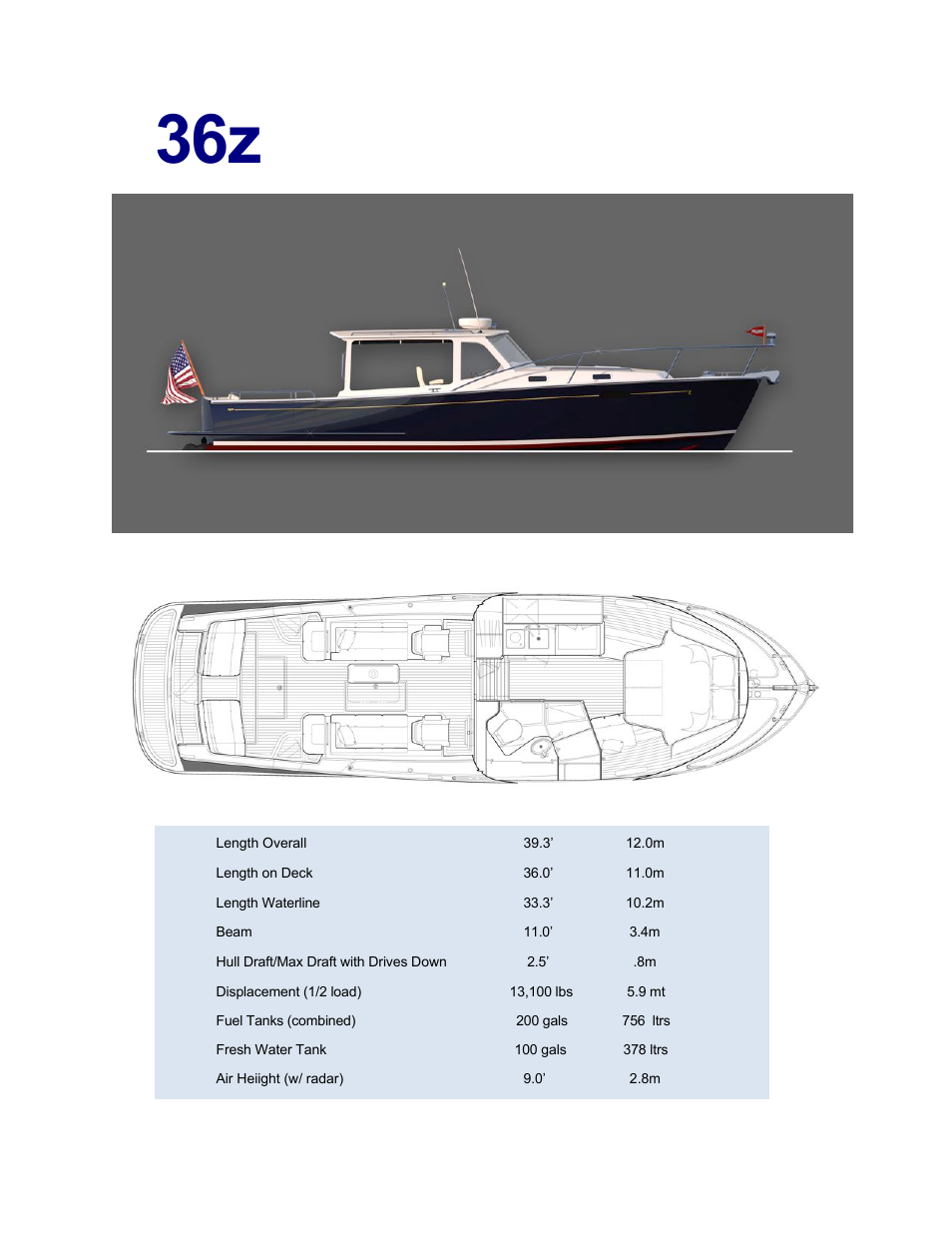 MJM Yachts 36z Express User Manual | Page 2 / 62