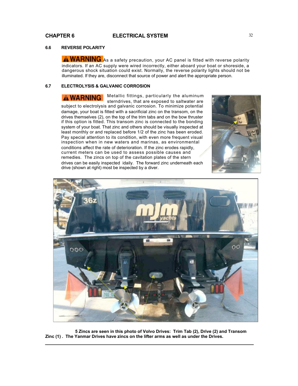 MJM Yachts 36z Express User Manual | Page 39 / 62