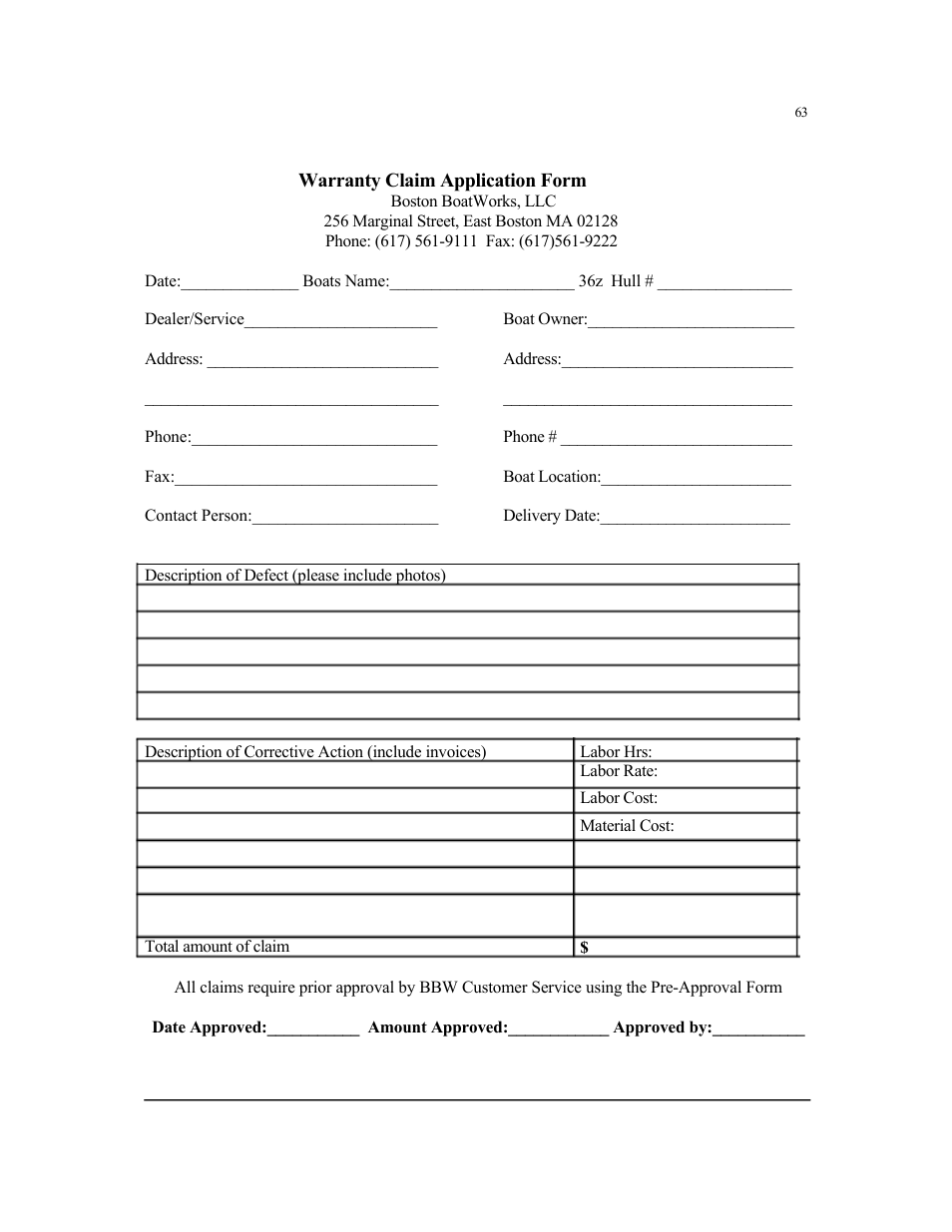 MJM Yachts 36z Express User Manual | Page 60 / 62