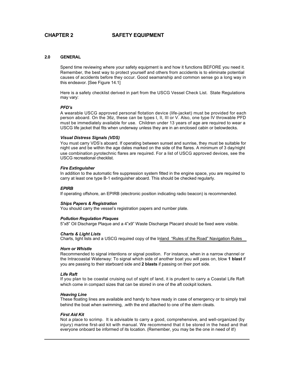 MJM Yachts 36z Express User Manual | Page 8 / 62