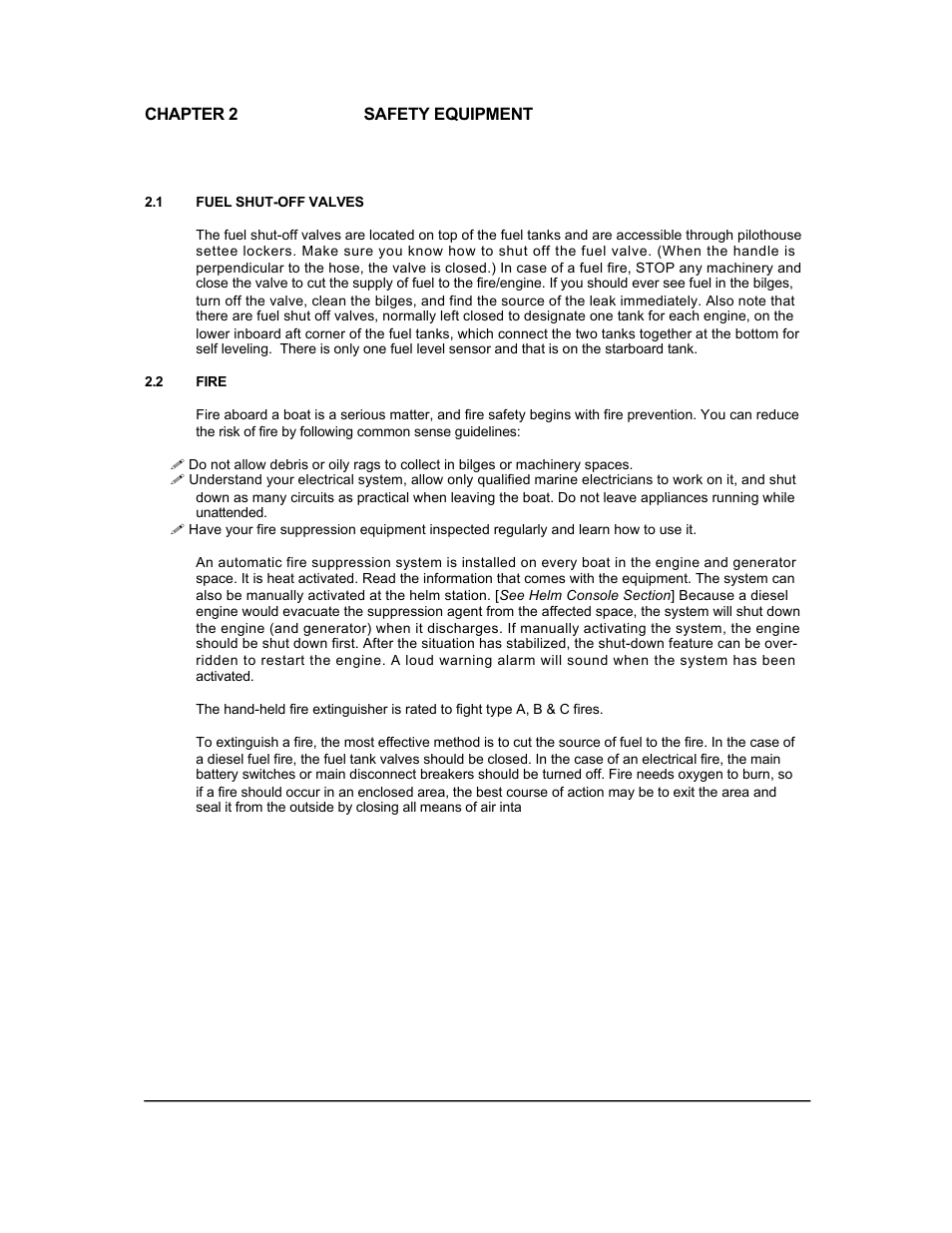 MJM Yachts 36z Express User Manual | Page 9 / 62
