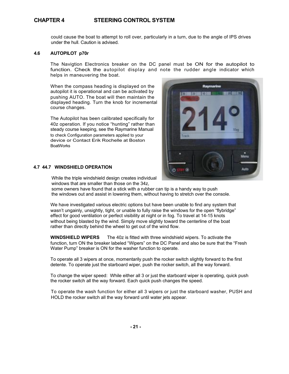 MJM Yachts 40z Express User Manual | Page 22 / 64