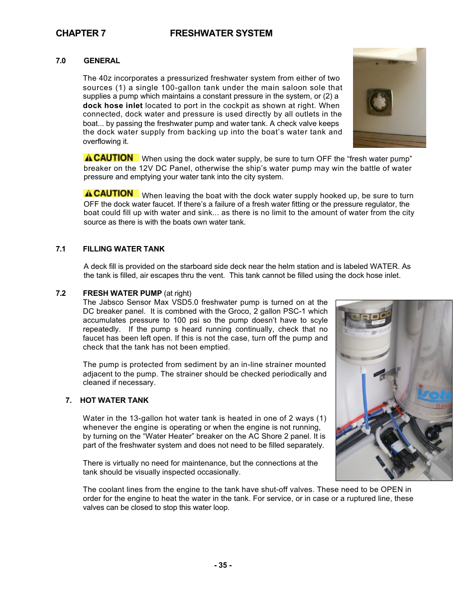 MJM Yachts 40z Express User Manual | Page 36 / 64