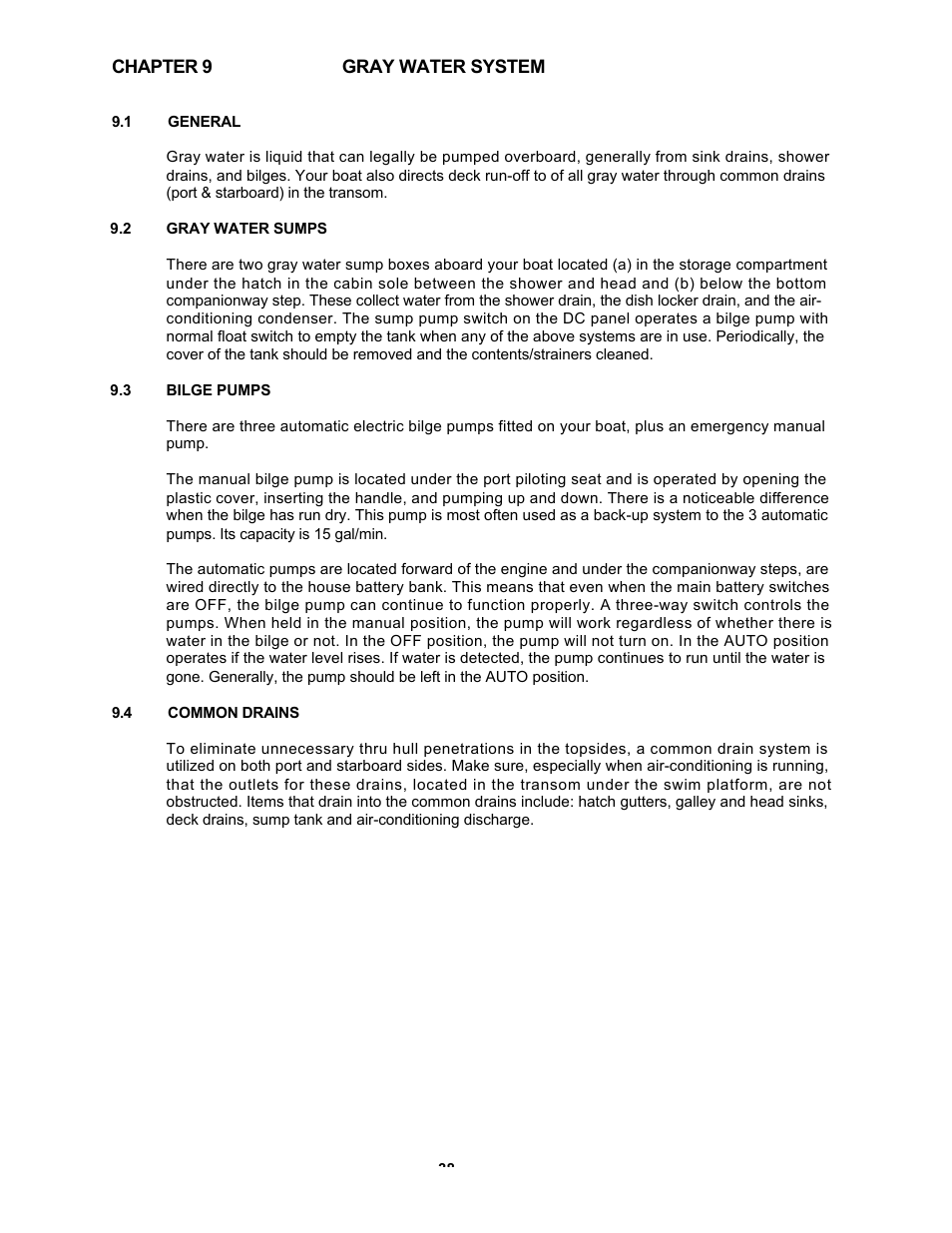 MJM Yachts 40z Express User Manual | Page 39 / 64
