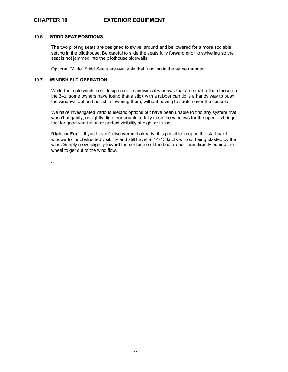 MJM Yachts 40z Express User Manual | Page 42 / 64