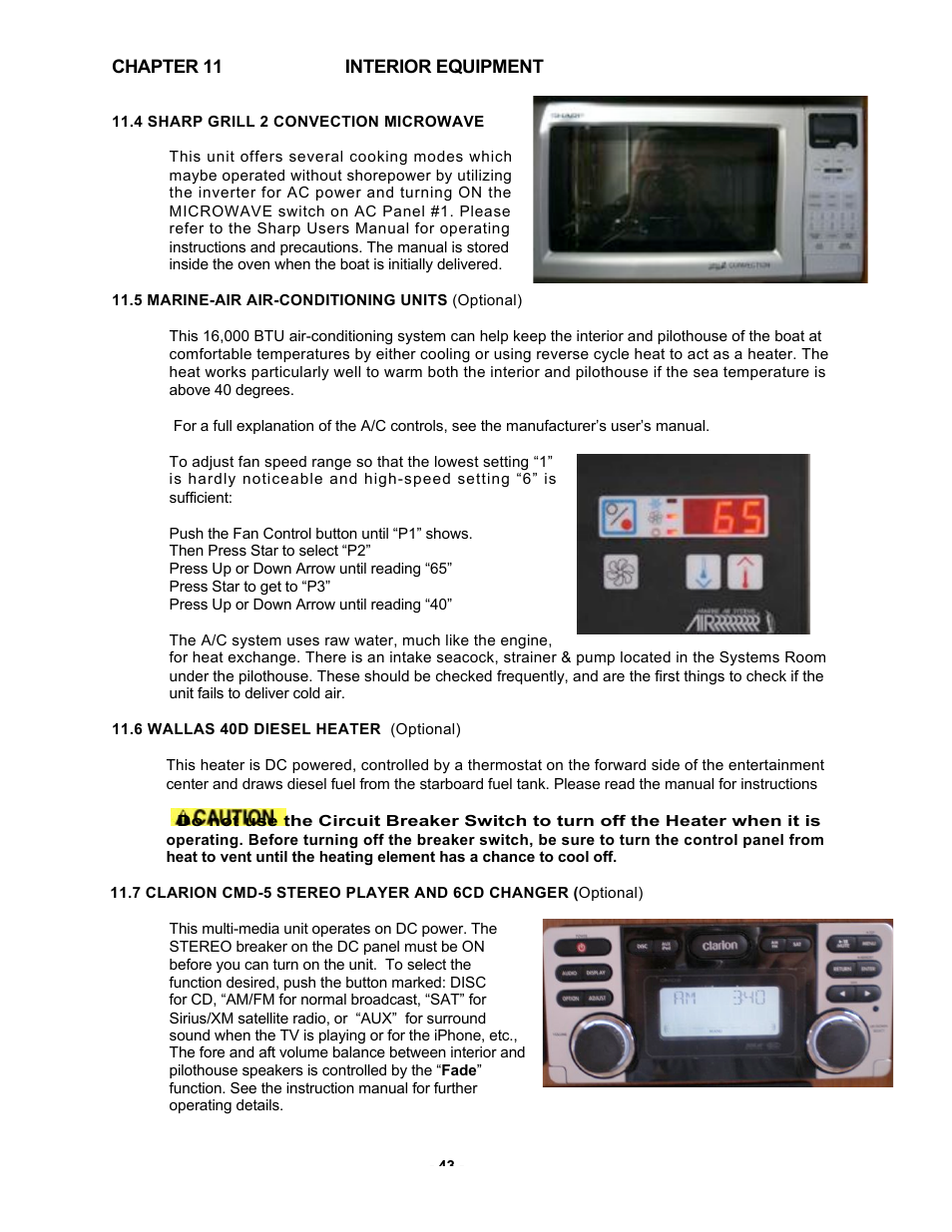 MJM Yachts 40z Express User Manual | Page 44 / 64