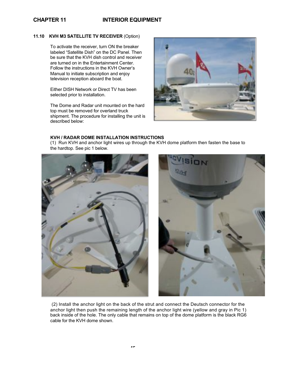MJM Yachts 40z Express User Manual | Page 46 / 64