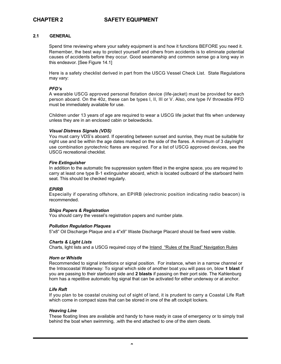 MJM Yachts 40z Express User Manual | Page 8 / 64