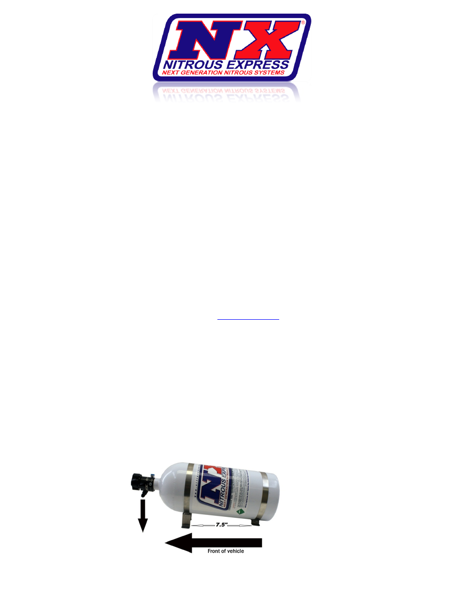 Nitrous Express Pushrod Style 5.0L Plate User Manual | 6 pages