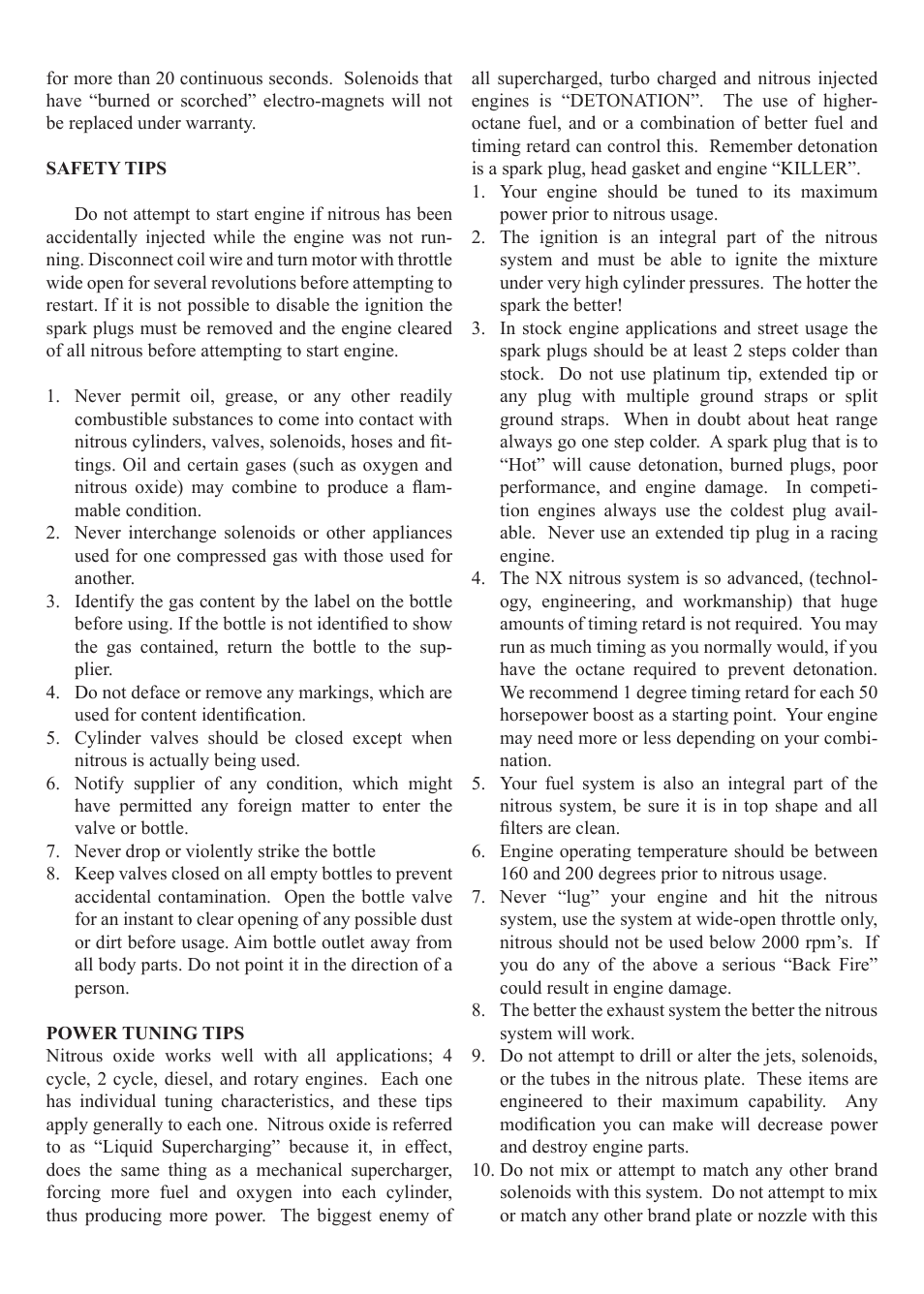 Nitrous Express Hitman EFI User Manual | Page 5 / 7