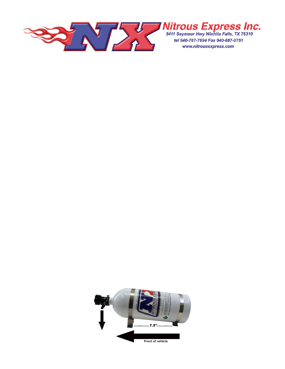 Nitrous Express DRY NITROUS (21000) User Manual | 7 pages
