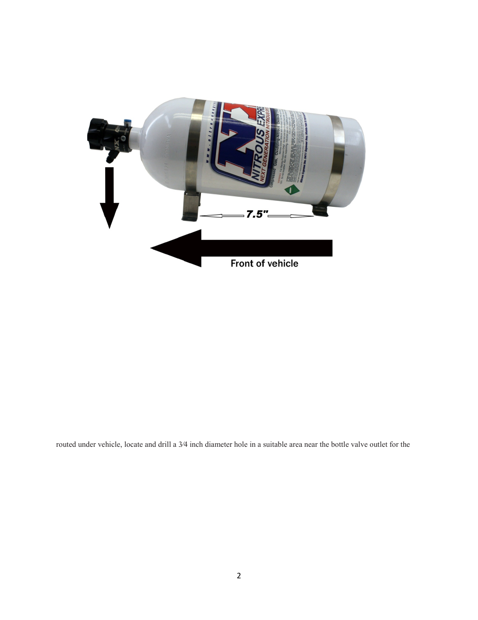 Nitrous Express ELECTRONIC FUEL INJECTED SINGLE NOZZLE NITROUS SYSTEMS User Manual | Page 2 / 8