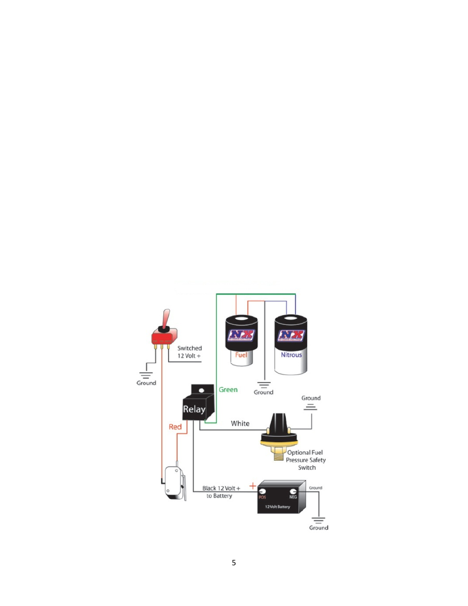 Nitrous Express ELECTRONIC FUEL INJECTED SINGLE NOZZLE NITROUS SYSTEMS User Manual | Page 5 / 8