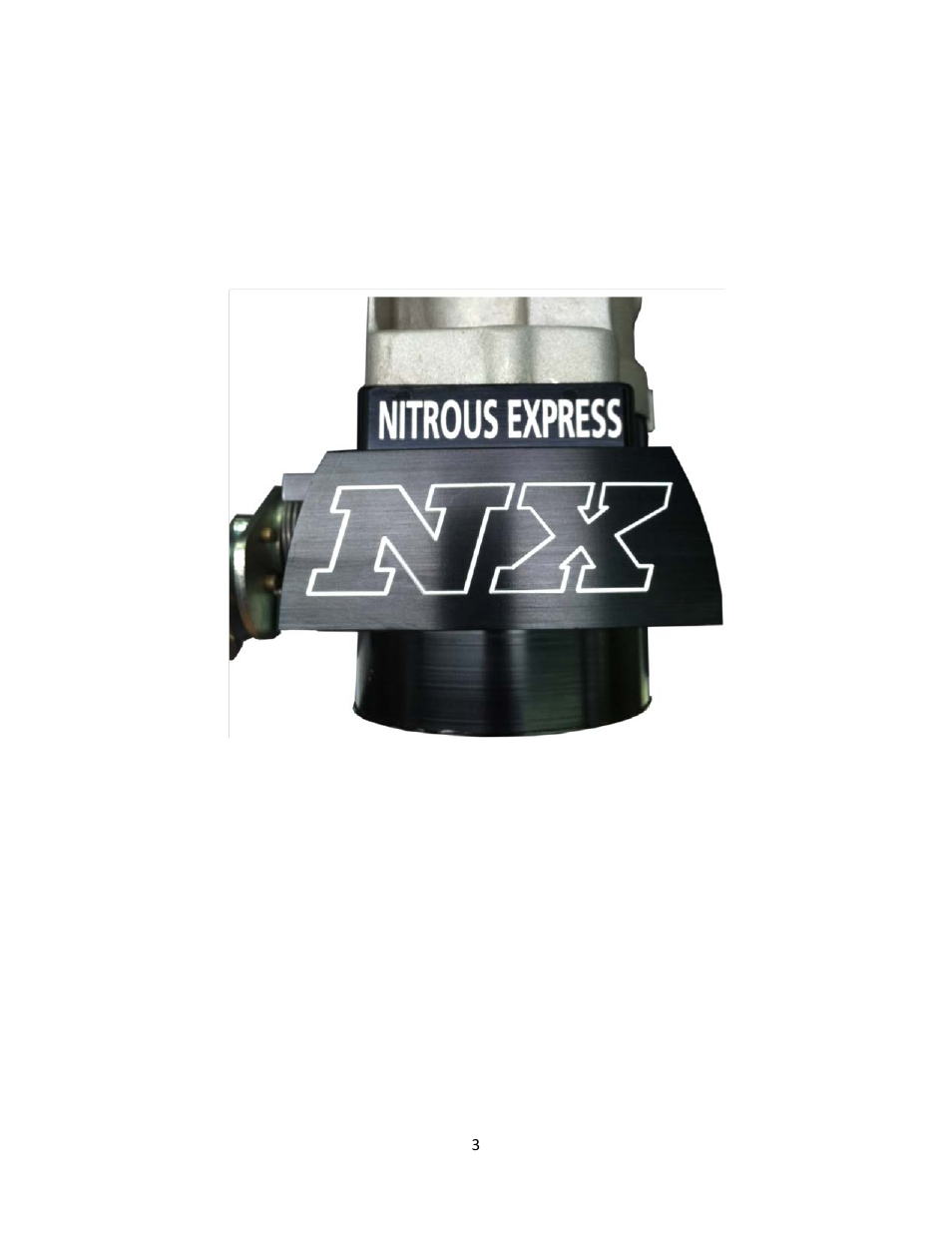 Nitrous Express 3-BOLT LS NITROUS PLATE SYSTEM User Manual | Page 3 / 9