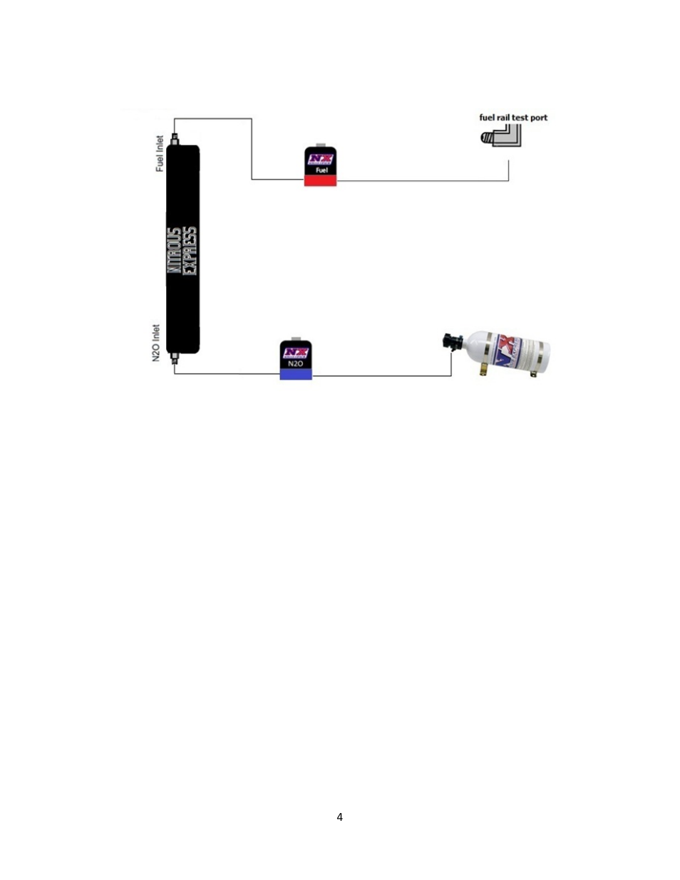 Nitrous Express 4 VALVE FORD NITROUS PLATE SYSTEM User Manual | Page 4 / 9