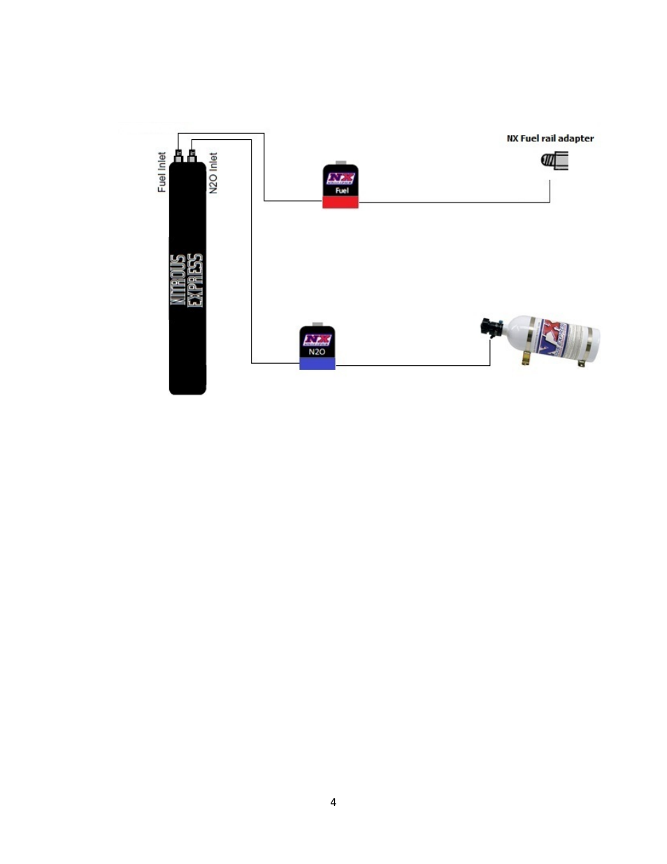 Nitrous Express EFI NITROUS PLATE SYSTEM FOR HEMI User Manual | Page 4 / 9