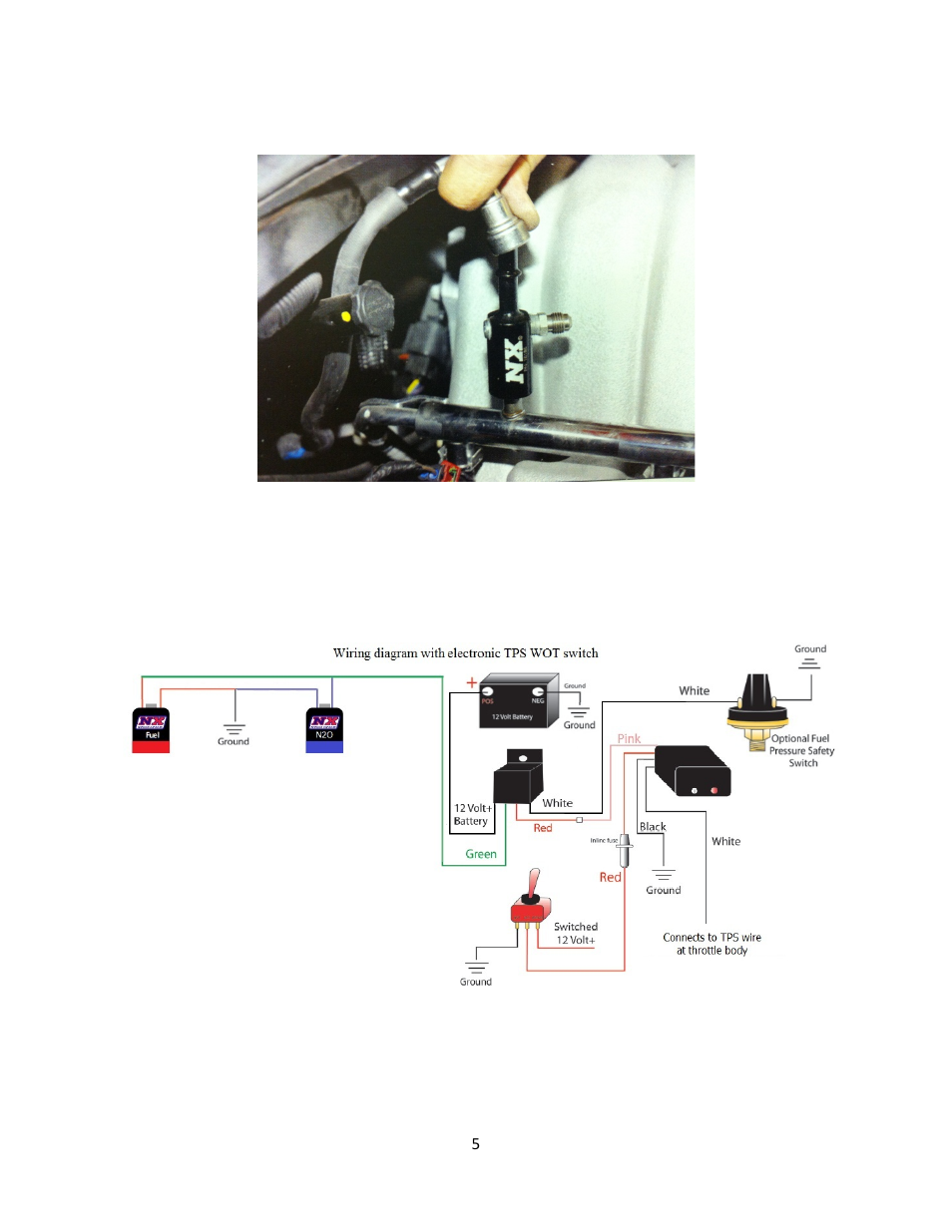 Nitrous Express EFI NITROUS PLATE SYSTEM FOR HEMI User Manual | Page 5 / 9