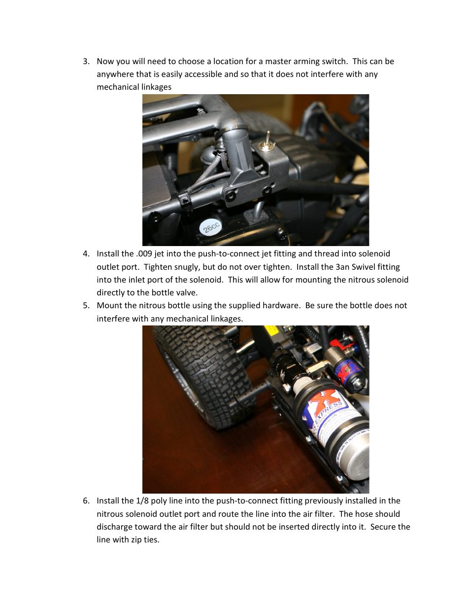 Nitrous Express Speed3000 R/C Vehicle Nitrous System User Manual | Page 2 / 3