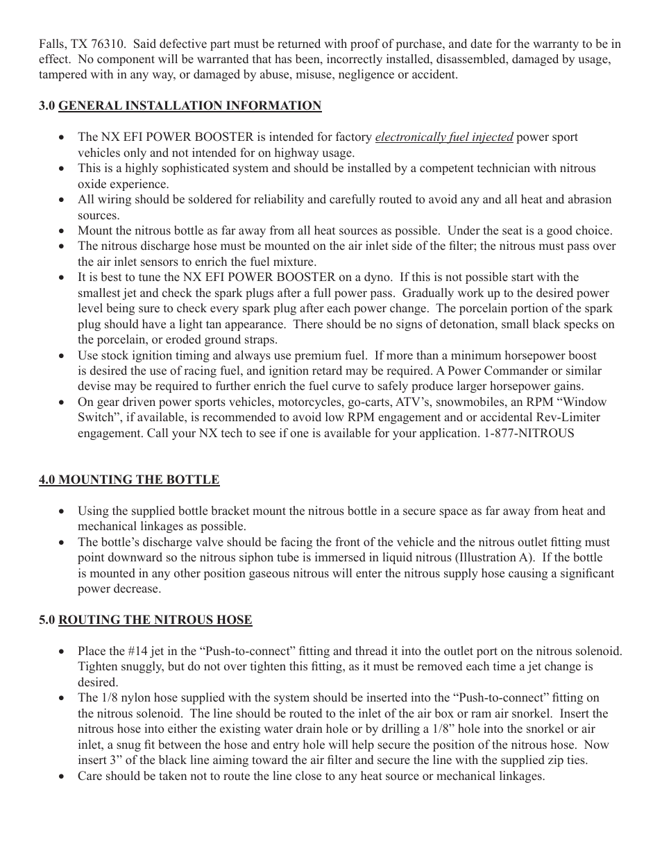 Nitrous Express NX EFI POWER BOOSTER User Manual | Page 2 / 4