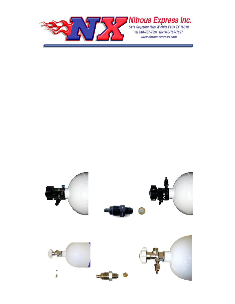 Nitrous Express PRESSURE RELIEF DEVICES (11709) User Manual | 1 page