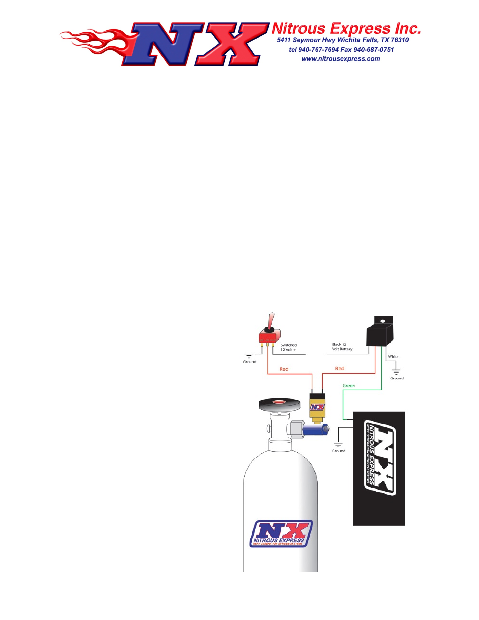 Nitrous Express BOTTLE HEATER (15941) User Manual | 1 page