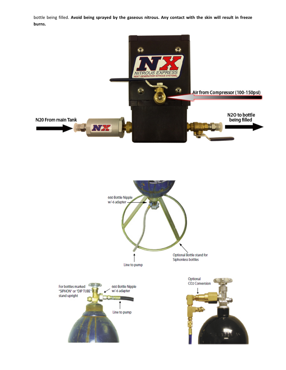 Nitrous Express Refill Pump User Manual | Page 2 / 2