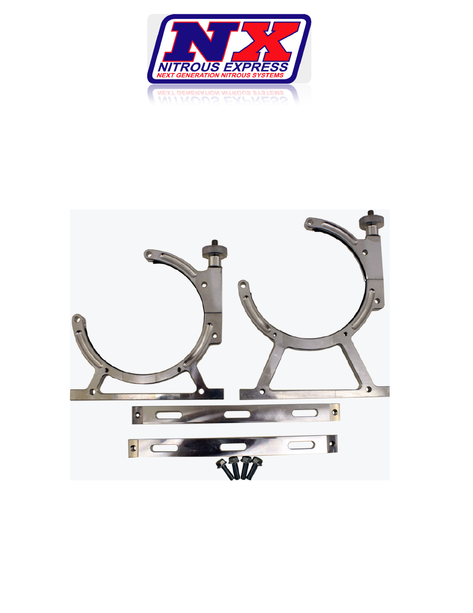 Nitrous Express Billet Bottle Bracket (11108) User Manual | 2 pages