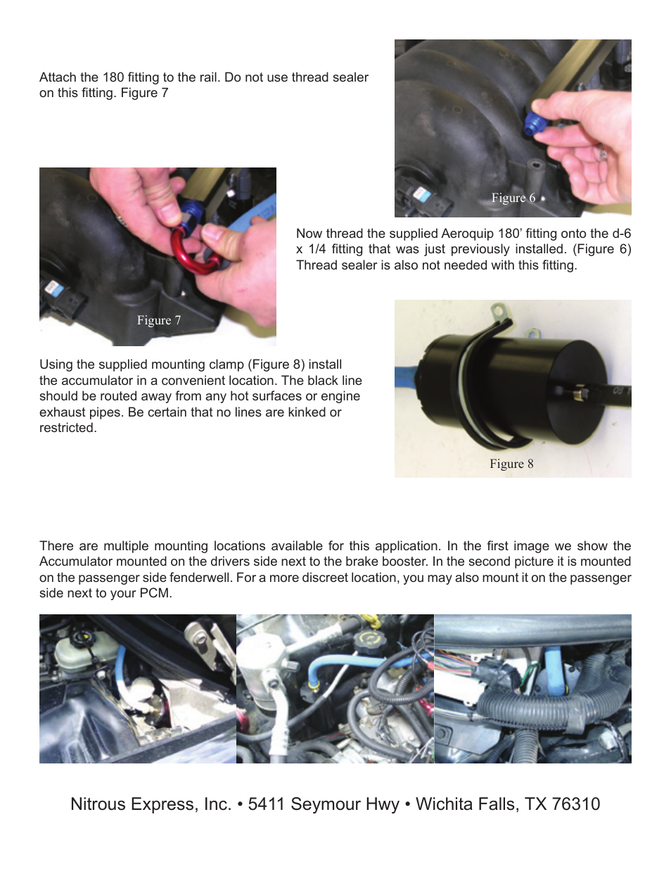 Nitrous Express Accumulator (SPEED00010) User Manual | Page 2 / 2