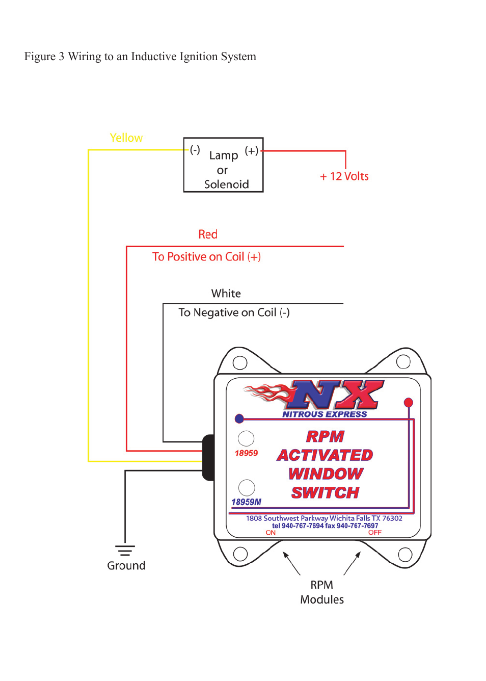 Nitrous Express NX RPM ACTIVATED WINDOW SWICH (18959M) User Manual | Page 3 / 4