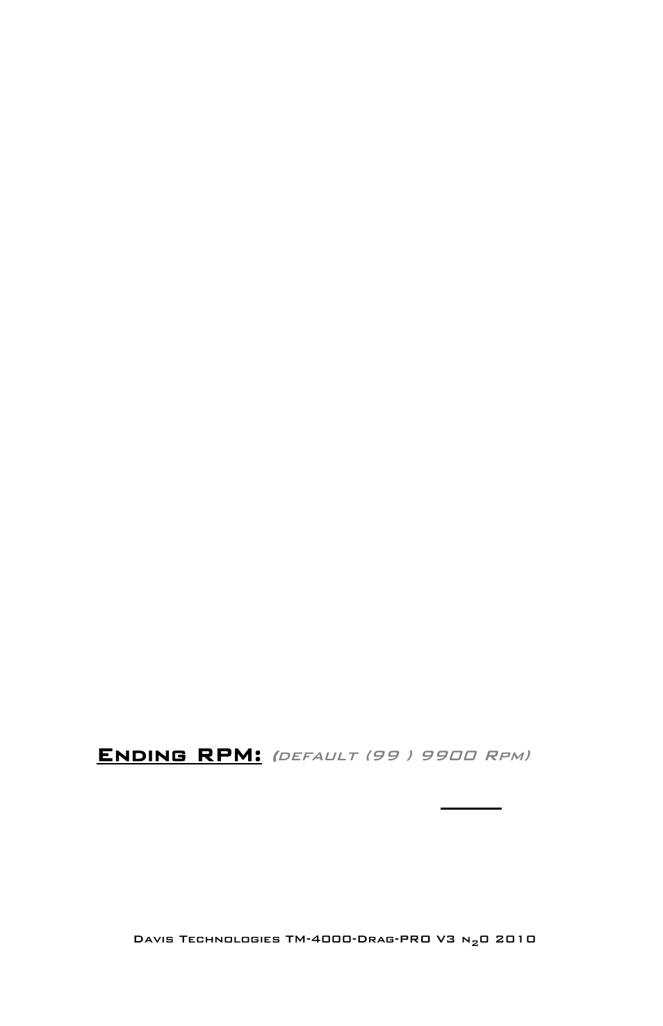 Ending rpm | Nitrous Express DRAG-Pro N2O User Manual | Page 17 / 28
